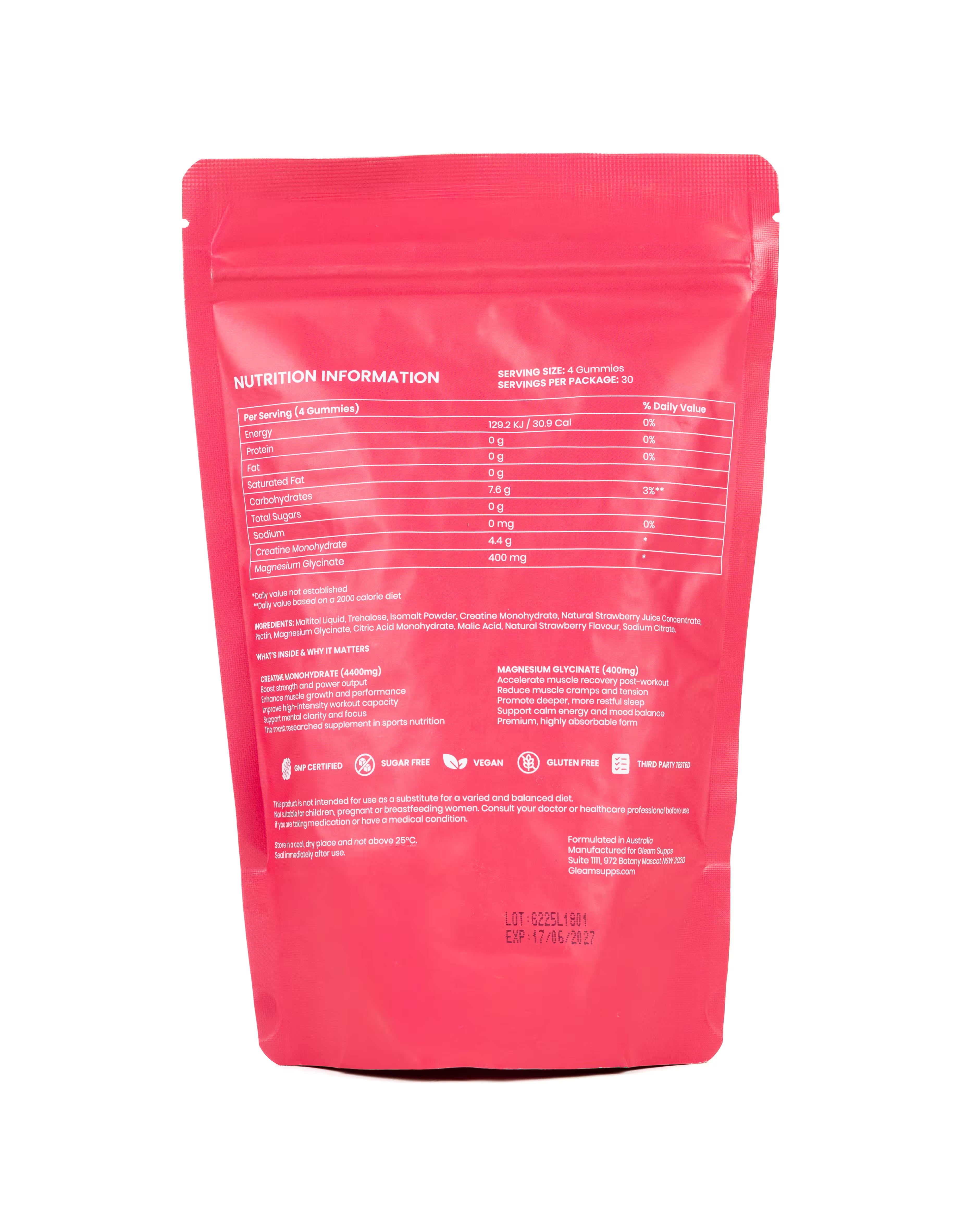 Creatine + Magnesium Gummy